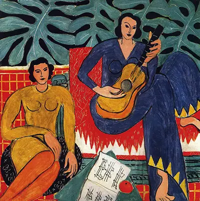 La Musique, 1910 Henri Matisse